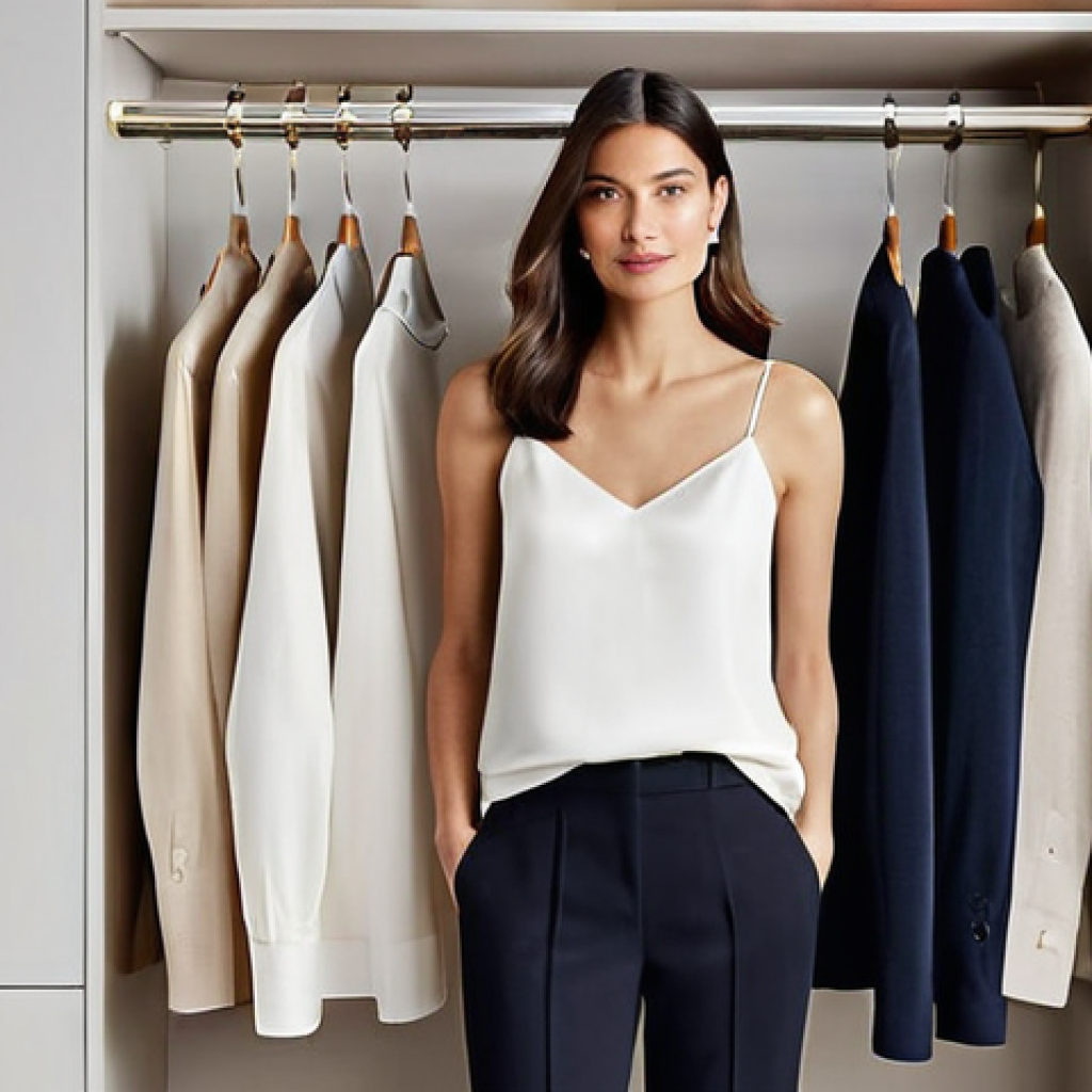 미니멀라이프 옷장 정리 - **Prompt 1: The Curated Closet**
    "A stylish woman in her early thirties, with an air of sophisti...