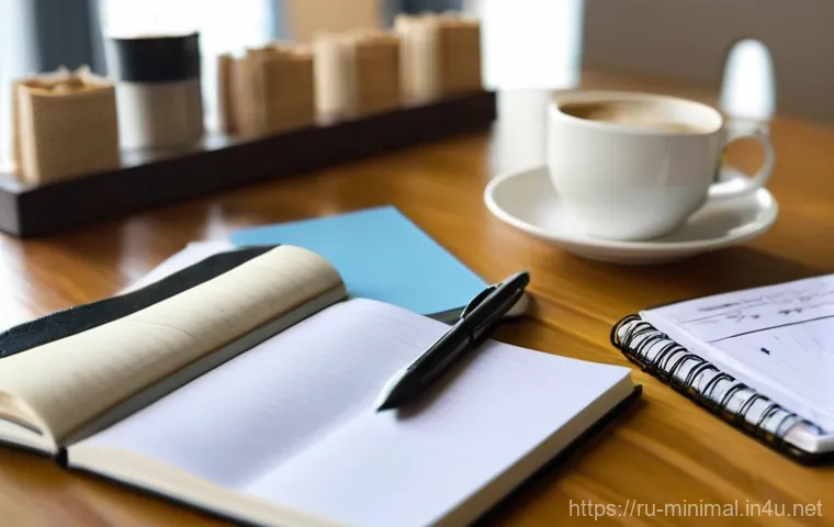 미니멀라이프 봉투 정리 - **"The Financial 'Aha!' Moment"**: A person (adult, gender-neutral, approximately 30-40 years old) s...